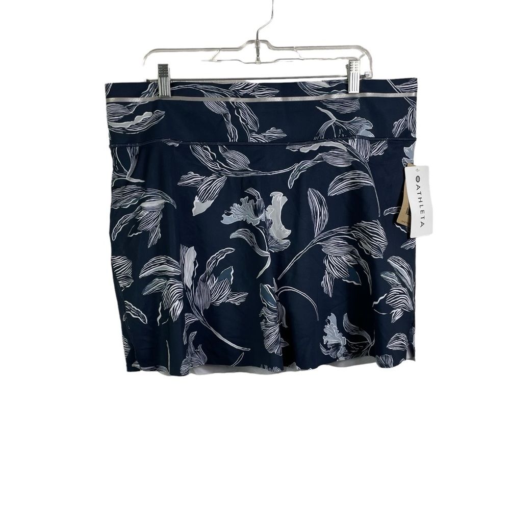 NWT Athleta FLORAL SONIC SKORT XL Tall